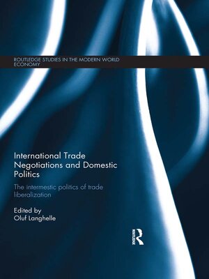 cover image of International Trade Negotiations and Domestic Politics